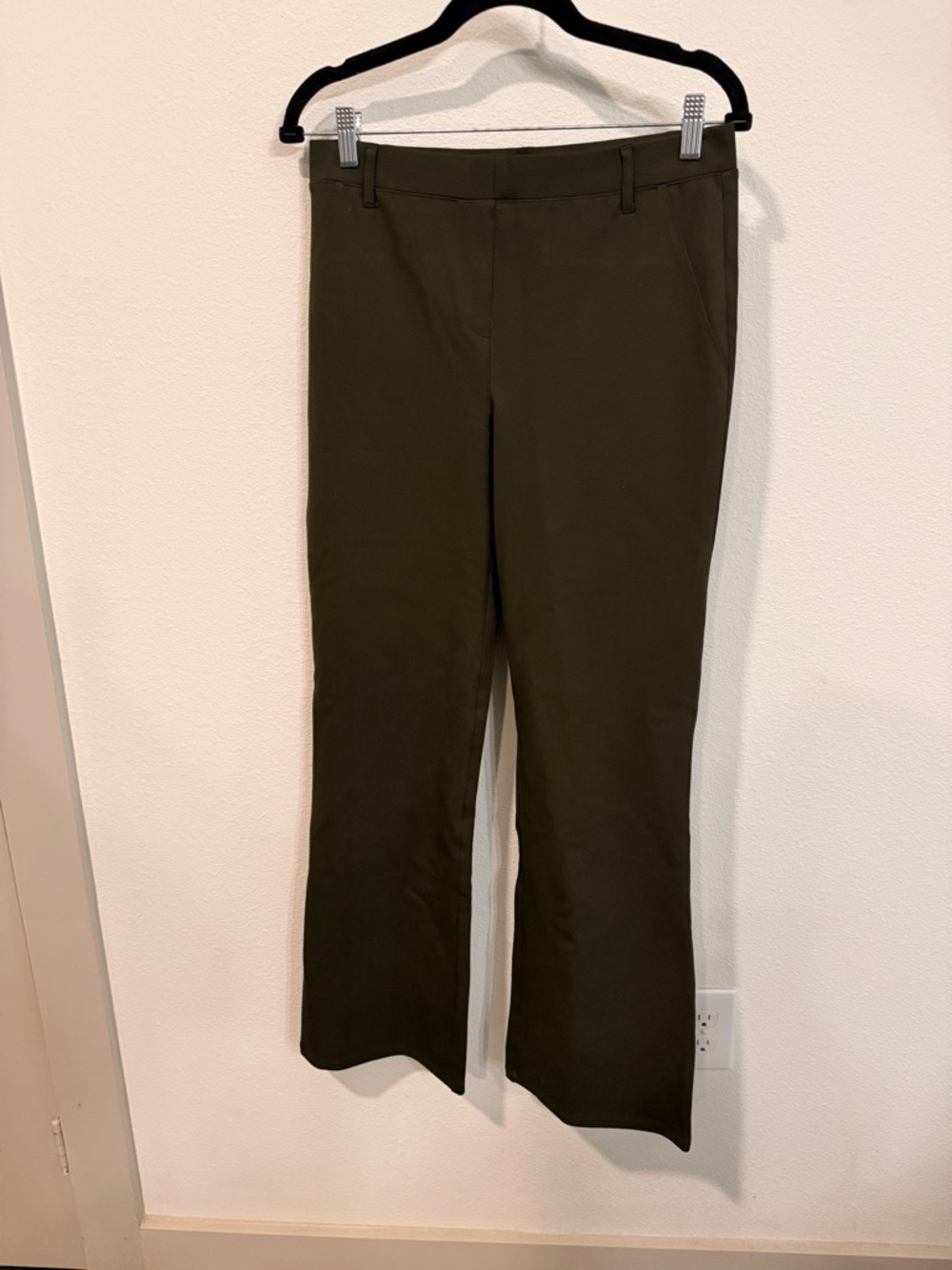 Quince Olive Green Women's Dress Pants